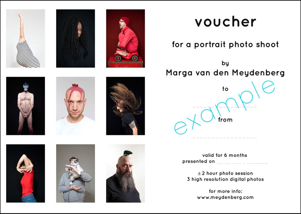 Gift Voucher Portrait Photography Meydenberg